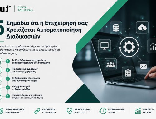 5 Σημάδια ότι η επιχείρησή σας χρειάζεται αυτοματοποίηση διαδικασιών